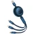 Baseus Bright Mirror 3, USB 3-in-1 cable for micro USB / USB-C / Lightning 66W / 2A 1.1m (Blue)