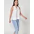 KOROSHI Bluza bela