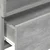 Zidni noćni ormarići 2 kom beton siva 45x26x28,5 cm