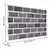 Zidne panele 10 pcs Crna i Siva 100 x 50 cm EPS pjena