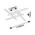 Rabalux Plafonjera Demir, LED, 24 W, 4000K, 55x55 cm, Crna