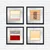 Wallity Dekorativna slika CAM1883932774, 32x32cm, 4 dijela