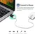 OTG adapter Techsuit DuoVoltX A13 USB-A v USB-C 3A, 5Gbps, Plug and Play - siv