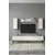 Hanah Home TV komoda Didema 180, hrast Sapphire / bela