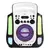 auna Kara Illumina , črn Karaoke sistem, CD, USB, MP3, Led svetlobna šov, 2 x Mikrofon, prenosni