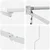 Electric Awning Frame 3,5 x 2 m Bela Prašno barvan aluminij
