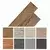 Podne daske 18 pcs Bakarna smeđa 2,51 m2 PVC
