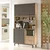 Hanah Home Višenamenska komoda RE7-SA, 120 x205 x35.5 cm, Hrast