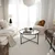 Wallity Klub sto Sun S403 83x40x83cm Mat crni