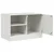 TV ormarići 2 kom bijeli 67 x 39 x 44 cm čelični