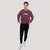 GymBeam Spike Sweatshirt Burgundy