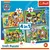 shumee Paw Patrol Holiday 4-in-1 Puzzle 4+, Trefl