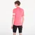 Dres Rapha Mens Core Lightweight Jersey High-Vis Pink/ White L