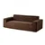 VEVOR Sofa 2110 mm Modern 970x2110x730 mm Rjava