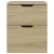 Vidaxl Nočna omarica 2 kosa sonoma hrast 40x40x50 cm inženirski les
