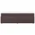 Vidaxl Box spring postelja z vzmetnico temno rjava 80x200 cm blago