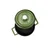 Saucepan , cast iron, 14 cm, green - LAVA