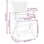 Sklopiva stolica s jastukom 4 pcs Siva 49 x 57,5 x 92 cm