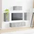 Set TV komoda Zidne 5 pcs Siva Sonoma Konstruirano drvo