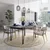 Aberto Design Trpezarijski sto Pal 132x76x80cm Antracit