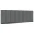 vidaXL Posteljni okvir brez vzmetnice temno siv 120x200 cm blago