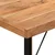 Barski stol 150 x 70 x 107 cm masivno drvo bagrema i željezo