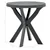 Vidaxl Bistro miza antracitna O70 cm plastika