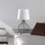 Opviq Stona lampa Telis-5394, 28x28x51 cm, IP20, Crno-bela
