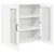vidaXL Stenska kuhinjska omarica Bela 80 x 31 x 80 cm Konstruiran les