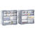 Organizatori s 12 ladica 2 kom 26,5 x 16 x 26 cm