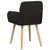 Trpezarijske stolice 2 pcs Bouclé Crna 59 x 57 x 85 cm