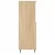 Visoka komoda hrasta sonome 60x36x110 cm od konstruiranog drva
