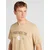 JACK & JONES Majica JPRBLAALFIE  pesek / svetlo rjava / bela
