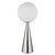 Globo 21031N - Stona lampa PINPAL 1xE27/40W/230V hrom