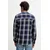 Bombažna srajca Pepe Jeans moška, mornarsko modra barva, PM3090824