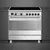 SMEG Prosto stoječ štedilnik BG91IX2, inox,