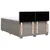 Vidaxl Box spring postelja z vzmetnico taupe 160x200 cm blago