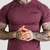 GymBeam Muška majica TRN Fitted Eggplant