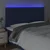 Vidaxl LED posteljno vzglavje modro 160x5x118/128 cm blago