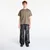 Majice HELIOT EMIL Astrape T-Shirt Dark Stone M