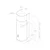 Elica STONE WH/A/33 Aspirator, 180W, 625 m3/h, Beli