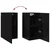 Set TV komoda Zidne 7 pcs Crni hrast 30,5 x 30 x 60 cm