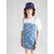ROXY Obleka Dreamy Daze moder denim/svetlo modra