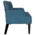 vidaXL Chesterfield klop Modra 112 x 65.5 x 75 cm Žamet