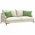 Jastučići za sofu 2 pcs Svijetlo zelena 60 x 40 cm