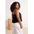Trendyol Curve Ženska bluza Tbbss26Af00057, Crna