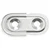 Držač za šipku u ormaru 2 pcs Bijeli cink 40 x 18 x 10 mm
