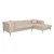 ATELIER DEL SOFA Ugaona garnitura Como Eco Right Beige