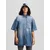 KARL LAGERFELD JEANS Bluza modra/bela
