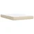 Vidaxl Box spring postelja z vzmetnico krem 140x200 cm blago